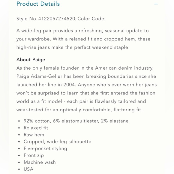 Paige Anthropologie Nellie White Frayed Hem Culottes Cropped Ankle Jeans sz 30 - Picture 5 of 16